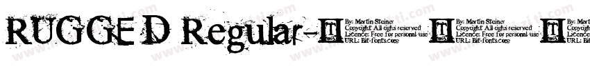RUGGED Regular字体转换